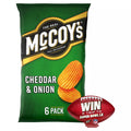 McCoy's Cheddar & Onion Multipack Crisps 6 Pack
