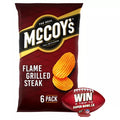 McCoy's Flame Grilled Steak Flavour Potato Crisps 6 x 25g