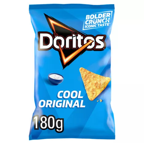 Doritos Cool Original Tortilla Chips Sharing Bag Crisps 180g