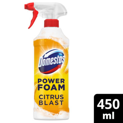 Domestos Upside Down Spray Power Foam Citrus Blast 450 ml