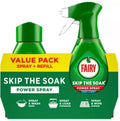 Fairy Skip the Soak Dish Power Spray + Refill Fresh 1000ml, Dishes & Kitchen, Grease Remover