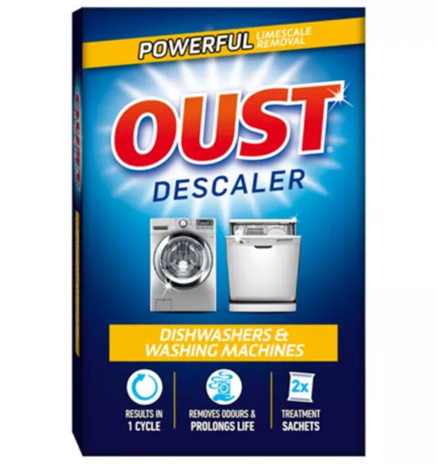 Oust Dishwashers & Washing Machines Descaler 2 x 75g