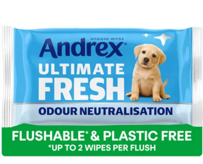 Andrex Ultimate Fresh Hygiene Wipes Single pack (36 sheets)
