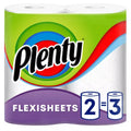 Plenty Flexi-sized sheets Longer Lasting Kitchen towel 2 roll
