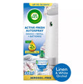 Air Wick Linen & White Orchid Aerosol-Free Automatic Spray Kit. Lasts up to 70 days. Air Freshener