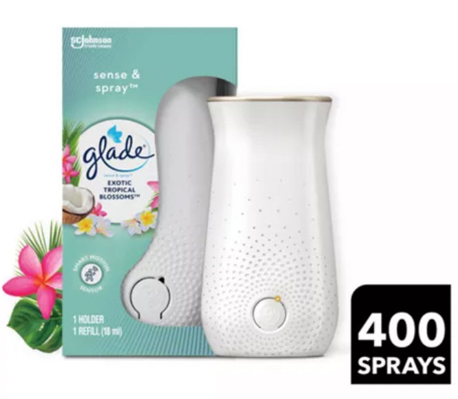 Glade Sense & Spray Air Freshener Holder & Refill Tropical Blossom 18ml