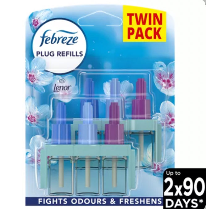 Febreze 3Volution Plug In Air Freshener Refill Twin Pack, Spring Awakening