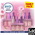 Febreze 3Volution Air Freshener Plug In Refill Blossom & Breeze Triple Pack 3x20ML