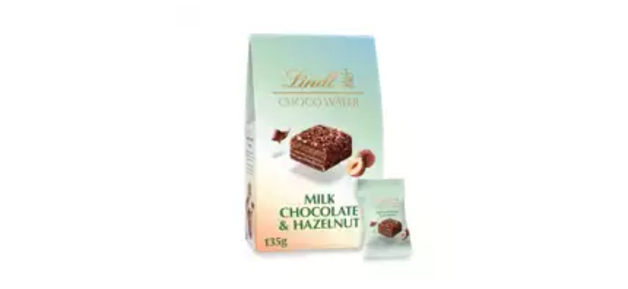 Lindt Choco Wafer Milk Chocolate & Hazelnut Sharing Box 135g