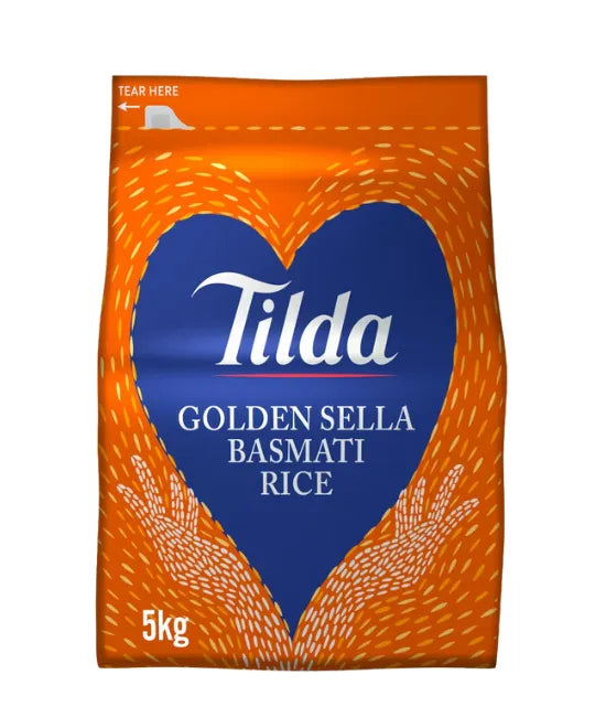 Tilda Pure Original Golden Sella Basmati Rice 5kg